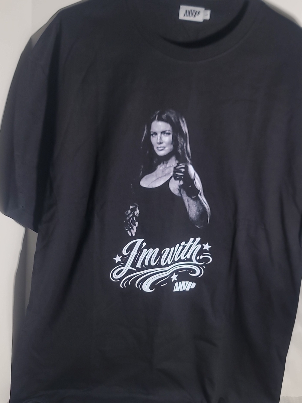 Black "I'm With" Graphic Tee - Women's
